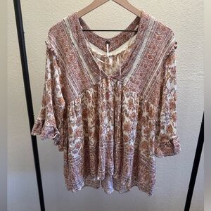 Free People Boho Tunic" Moonlight Dance"